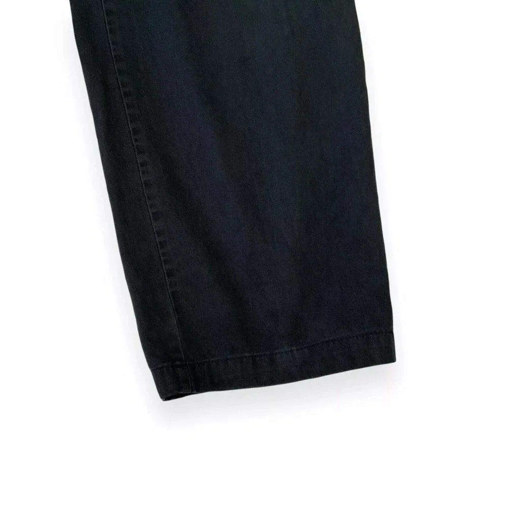 Tommy Hilfiger Golf Pants Men 30 (ACTUAL 35x27) Black Vintage Chino Twill Casual